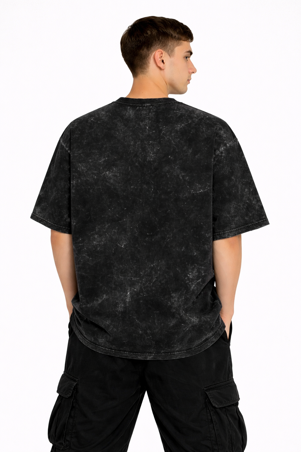 Posterize Acid Washed Oversized Tee